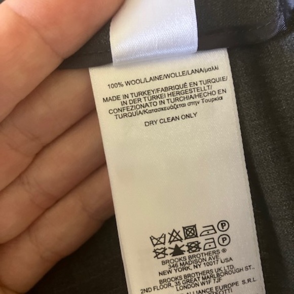 Brooks Brothers slim cropped tropical wool pants — NWT! - Picture 10 of 10